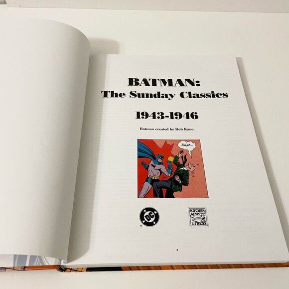 Batman The Sunday Classics Hardcover Book Flaws - Picture 11 of 16